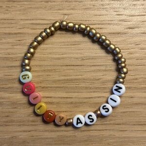 Guilty as Sin Taylor swift tortured poets department  beaded bracelet